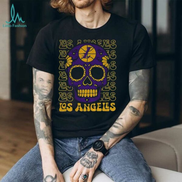 Sugar Skull Los Angeles Lakers MLB baseball 2025 gift for fans shirt