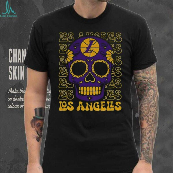 Sugar Skull Los Angeles Lakers MLB baseball 2025 gift for fans shirt