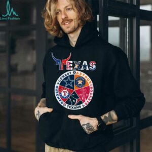 Texas Sports Teams Logo Cowboys x Astros x Rockets x Texans x Rangers Shirt