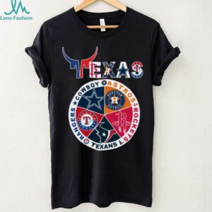 Texas Sports Teams Logo Cowboys x Astros x Rockets x Texans x Rangers Shirt