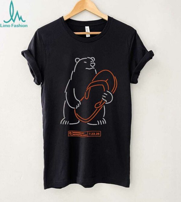 The Polar Bear HR Chancla neon shirt