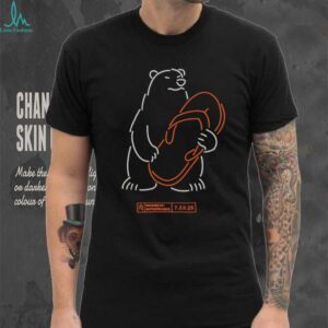 The Polar Bear HR Chancla neon shirt