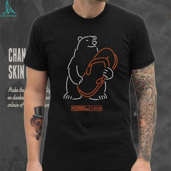 The Polar Bear HR Chancla neon shirt