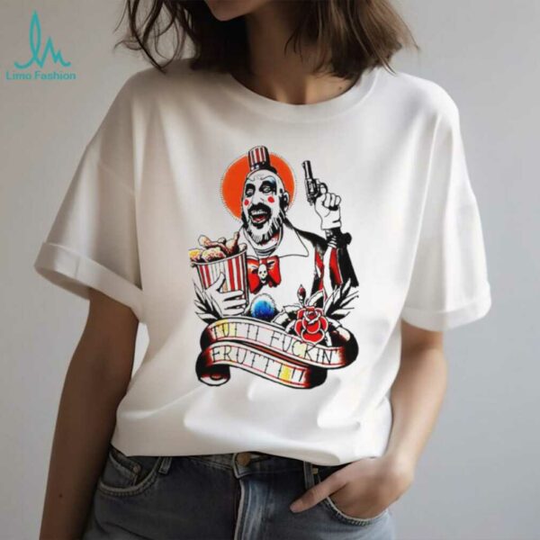 Tutti fuckin frutti printed funny shirt