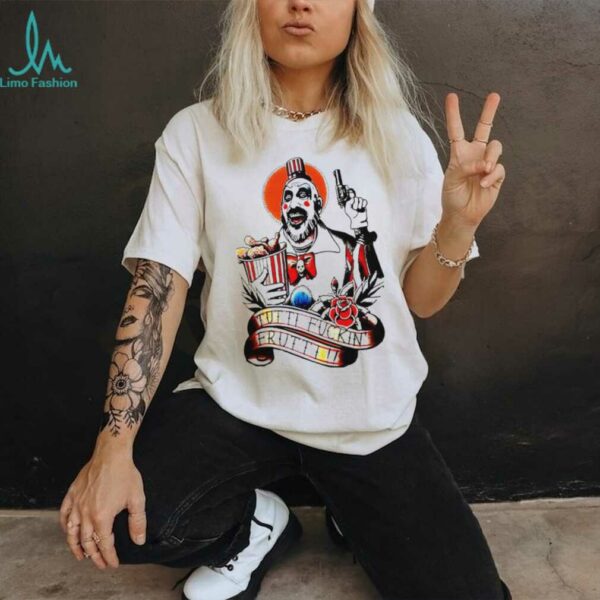Tutti fuckin frutti printed funny shirt