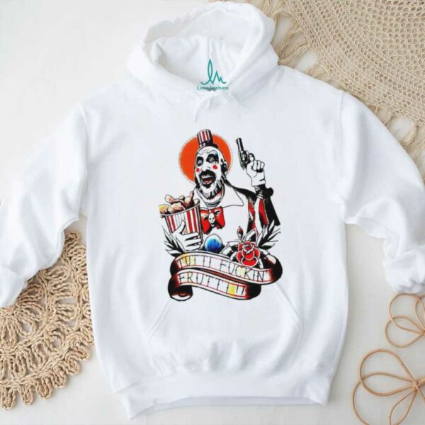 Tutti fuckin frutti printed funny shirt