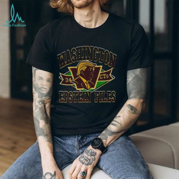 Washington Epstein Files Commanders 34 CTs shirt