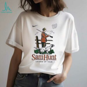 Washington Nationals x Sam Hunt summer tour locked up tour shirt