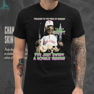 Welcome to the field of screams I’ve just swept a doubleheader Halloween shirt