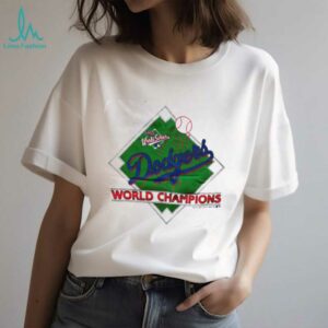 1988 Los Angeles Dodgers Vintage White Trench Sportswear MLB World Series Champions Shirt