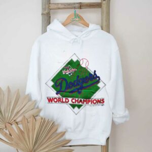 1988 Los Angeles Dodgers Vintage White Trench Sportswear MLB World Series Champions Shirt
