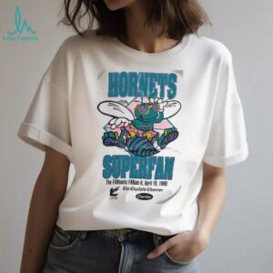 1990 Charlotte Hornets x Charlotte Observer Superfan Fantastic Fanale Vintage NBA Shirt