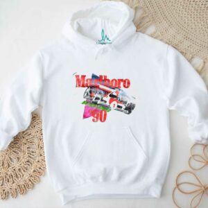 1990 Marlboro Racing Team Vintage F1 White Distressed Shirt