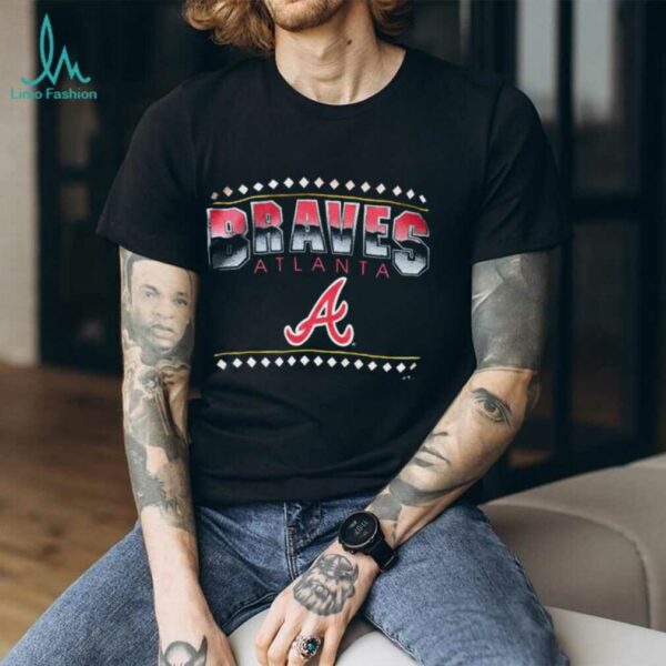 1993 Atlanta Braves Vintage Navy Blue MLB Shirt