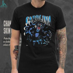 1993 Carolina Panthers Vintage Faded Black Nutmeg Mills Breakthrough NFL Shirt