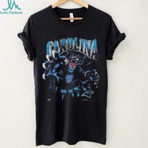 1993 Carolina Panthers Vintage Faded Black Nutmeg Mills Breakthrough NFL Shirt