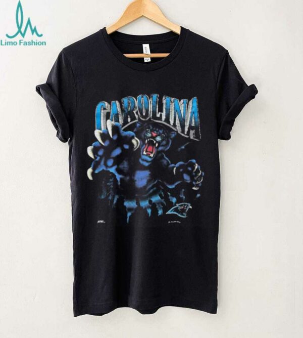 1993 Carolina Panthers Vintage Faded Black Nutmeg Mills Breakthrough NFL Shirt