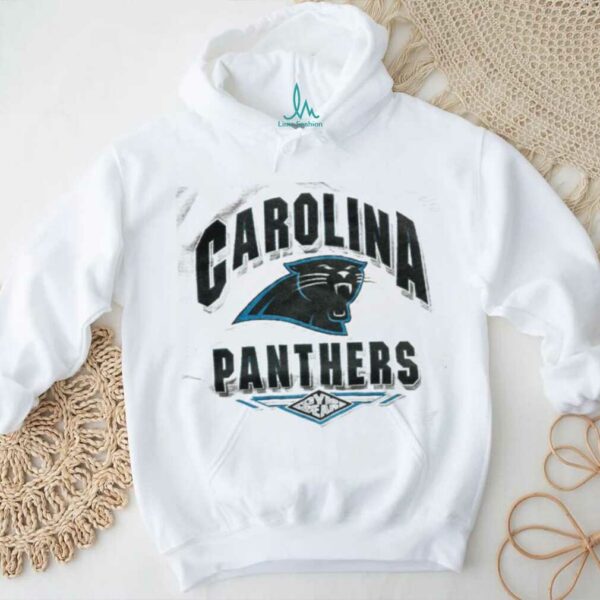 1993 Carolina Panthers Vintage Heather Grey Puff Print Gym Gear NFL Arch Spellout Shirt