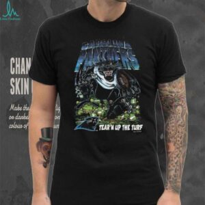 1993 Carolina Panthers Vintage “Tear’n Up The Turf” Salem Sportswear Cartoon Panther NFL Shirt