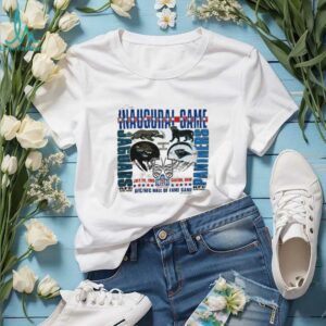 1995 Carolina Panthers vs. Jacksonville Jaguars Vintage Heather Grey Logo 7 Inaugural Game Hall of Fame Game NFL Shirt