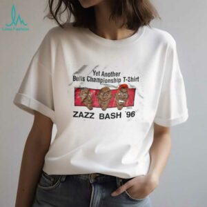1996 Chicago Bulls “Yet Another Bulls Championship T Shirt” Zazz Bash Pippen, Jordan & Rodman Distressed Caricature NBA Shirt
