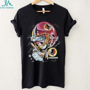 1996 Washington Redskins Vintage Black Realistic Helmet NFL Shirt