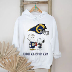 Charlie Brown Snoopy New York Giants Forever Not Just When We Win shirt