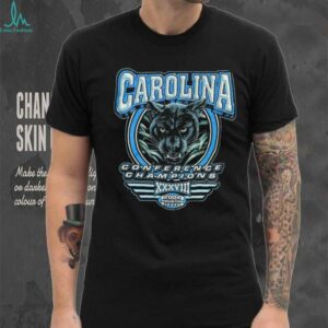 2004 Carolina Panthers Vintage NFC Conference Champions Realistic Cat Face NFL Shirt