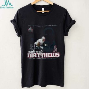2007 Houston Oilers Bruce Matthews Pro Football Hall of Fame Vintage Reebok NFL Shirt