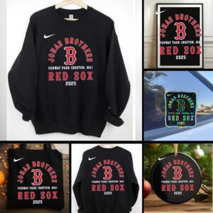 2025 Boston Red Sox x Jonas Brothers Fenway Park 2 sided t shirt