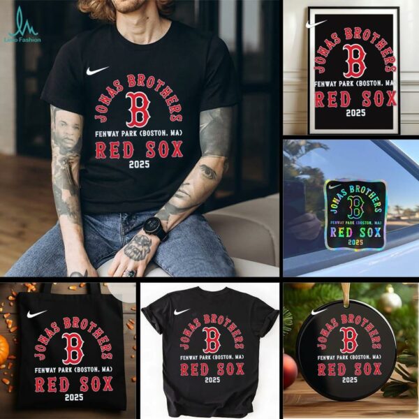 2025 Boston Red Sox x Jonas Brothers Fenway Park 2 sided t shirt
