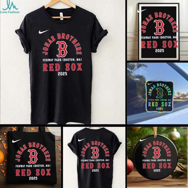 2025 Boston Red Sox x Jonas Brothers Fenway Park 2 sided t shirt