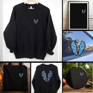 2025 Coldplay Band Surrounding Coldplay Album Wings Vintage T shirt