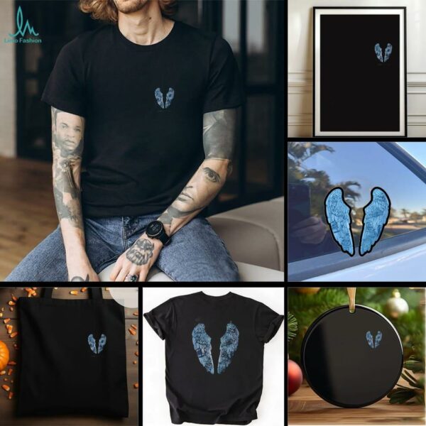 2025 Coldplay Band Surrounding Coldplay Album Wings Vintage T shirt