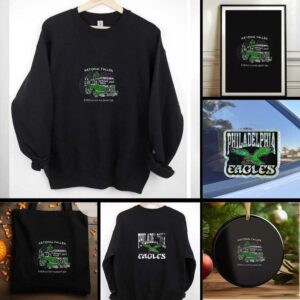 2025 National Fallen Firefighters Foundation x Philadelphia Eagles 2 sided t shirt