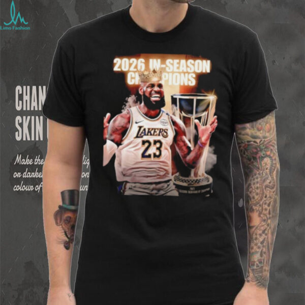 2026 In Seanson Champions NBA CUP Los Angeles Lakers LeBron James shirt