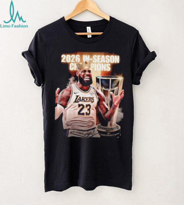 2026 In Seanson Champions NBA CUP Los Angeles Lakers LeBron James shirt