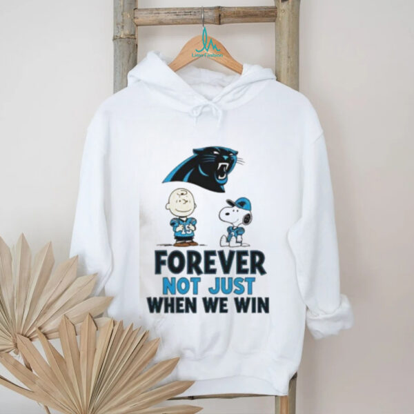 Charlie Brown Snoopy Green Bay Packers Forever Not Just When We Win shirt