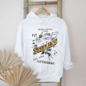 Pittsburgh Steelers National Football League PIT Steel City football Stripe Distressed Raglan shirt