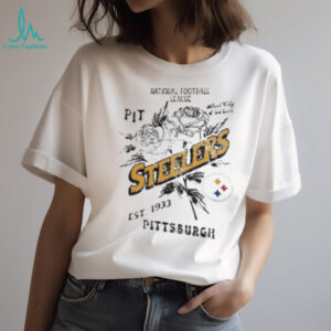Pittsburgh Steelers National Football League PIT Steel City football Stripe Distressed Raglan shirt