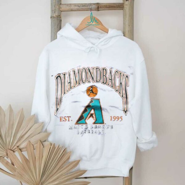 995 Arizona Diamondbacks Inaugural Season Vintage Purple Lee Sport Puff Print MLB Shirt