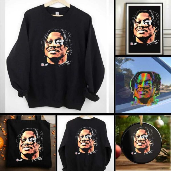 A.J. Brown Philadelphia Eagles Big Head Signature shirt