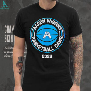 Aaron Wiggins Basketball Camp 2025 logo shirt