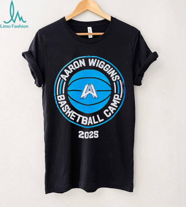 Aaron Wiggins Basketball Camp 2025 logo shirt