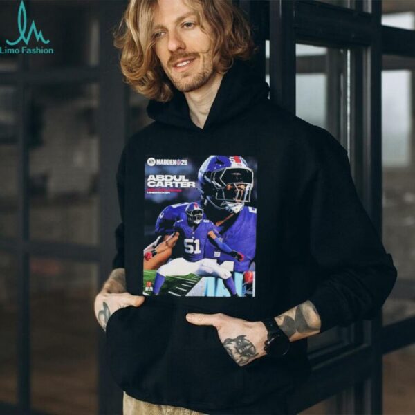 Abdul Carter New York Giants Rookie Debut Madden NFL 26 American Football 2026 shirts