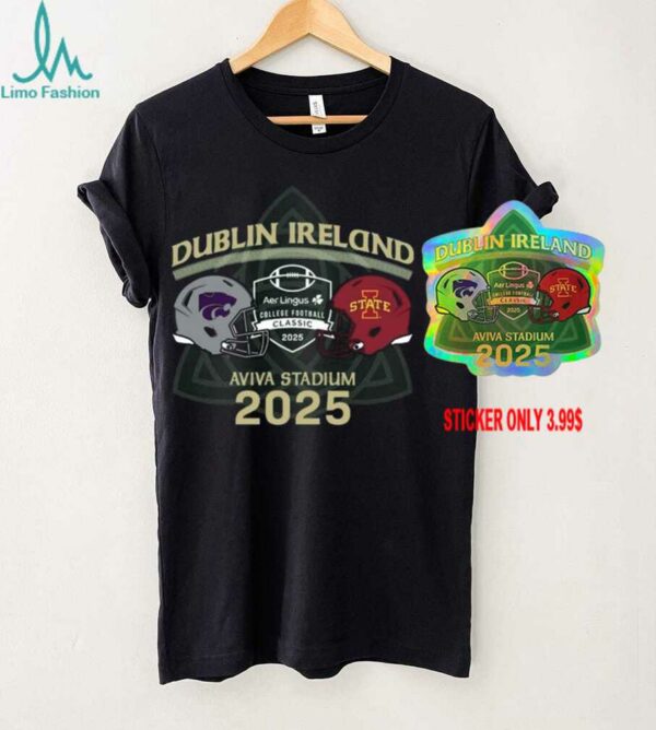 Aer Lingus College Football Classic 2025 K State Vs Iowa State 2 Team shirt
