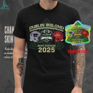 Aer Lingus College Football Classic 2025 K State Vs Iowa State 2 Team shirt