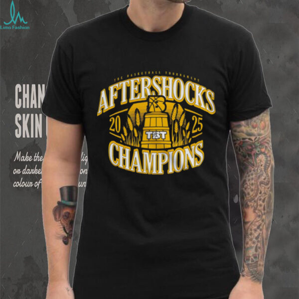 Aftershocks the basketball Tournament Champions 2025 shirt