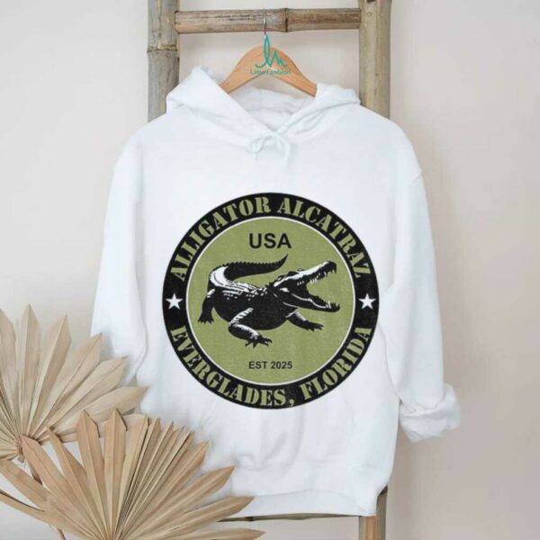 Alligator Alcatraz Everglades Est 2025 Commemorative political shirt
