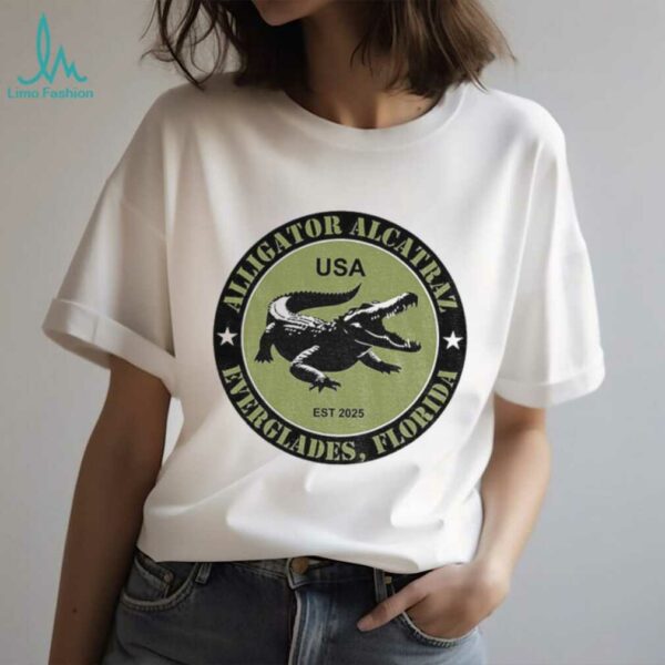 Alligator Alcatraz Everglades Est 2025 Commemorative political shirt